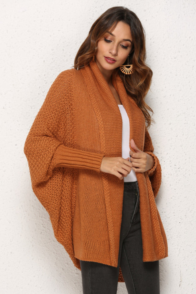 Open Front Batwing Sleeve Cardigan | Dress In Beauty