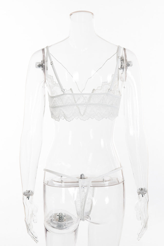 Lace Halter Sexy Lingerie Set - Dress In Beauty