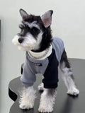 Colorblock dog fleece pullover - View 6 | WEUXS