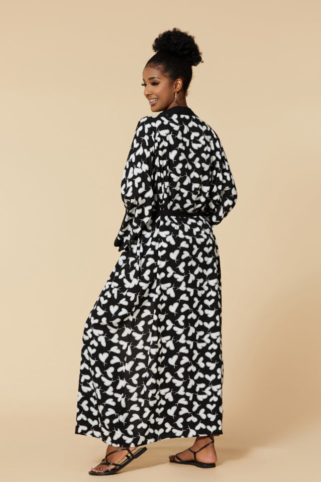Print Belted Kimono Dress | Dress In Beauty