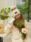 Oversized Ombre Knit Scarf - View 12 | WEUXS