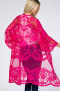 Hollow Out Lace Kimono Cover Up | Dress In Beauty
