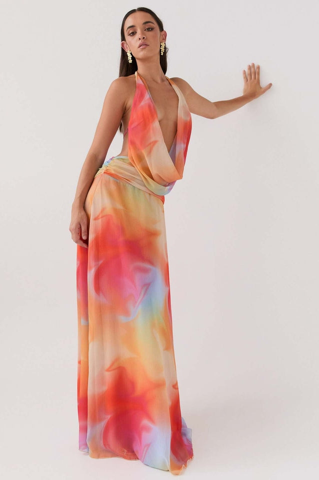 Elysia Chiffon Maxi Dress | Dress In Beauty