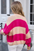 Striped Color Knit Cardigan | Dress In Beauty