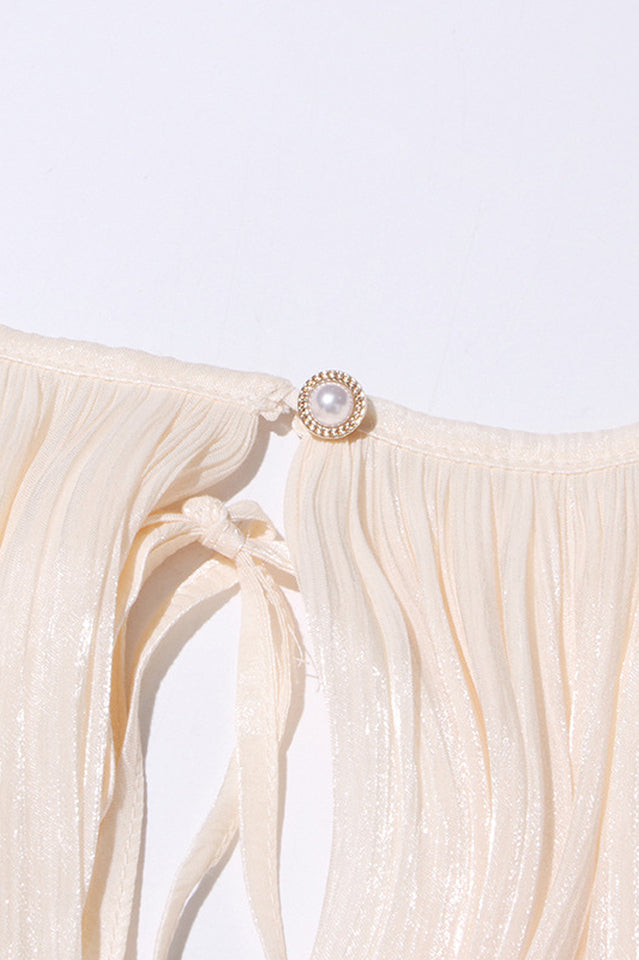 Beryl Pleated Ruffle Hem Mini Dress | Dress In Beauty