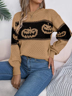Festive Pumpkin Patch Knit Sweater - View 12 | WEUXS