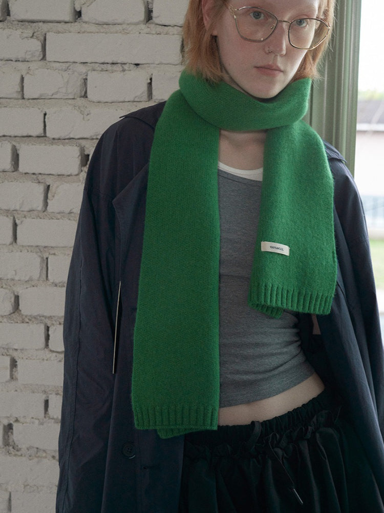 Premium wool knit scarf - View 12 | WEUXS