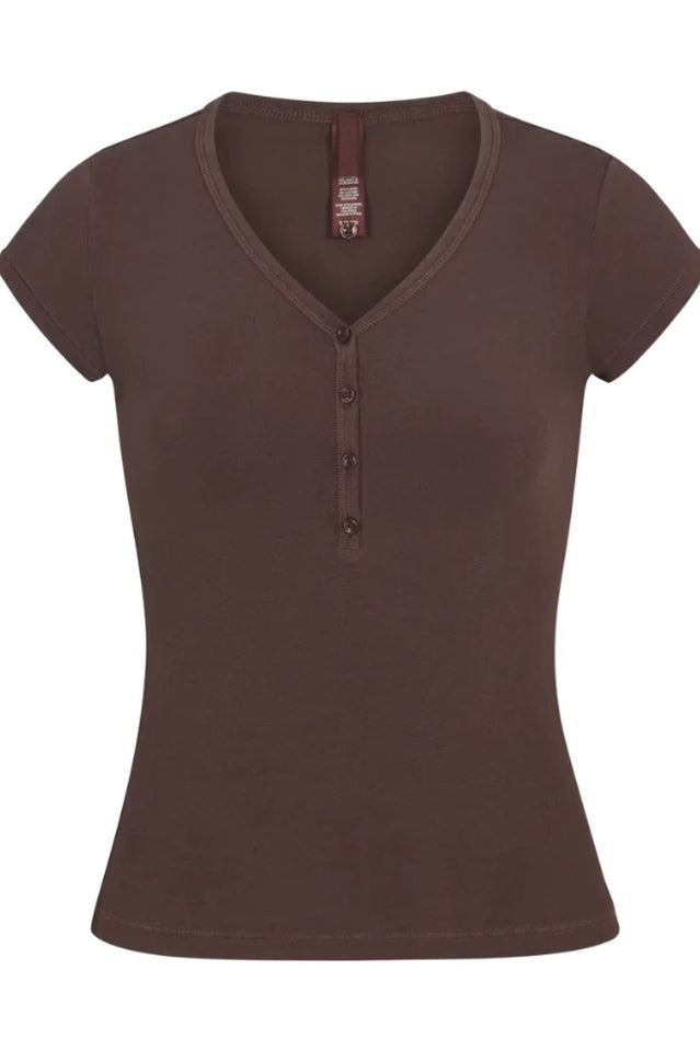 New Vintage Henley T-Shirt | Dress In Beauty