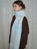 Gradient Wool Blend Scarf - View 11 | WEUXS