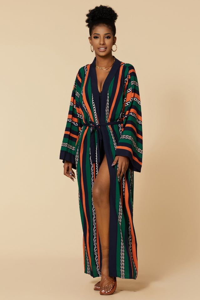 Print Belted Kimono Dress | Dress In Beauty