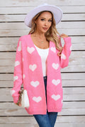 Open Front Heart Cardigan | Dress In Beauty
