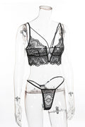 Lace Halter Sexy Lingerie Set - Dress In Beauty
