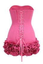 Elegant strapless rosette mini dress - View 26 | WEUXS