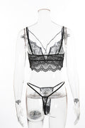 Lace Halter Sexy Lingerie Set - Dress In Beauty