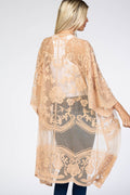 Hollow Out Lace Kimono Cover Up | Dress In Beauty