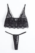 Lace Halter Sexy Lingerie Set - Dress In Beauty