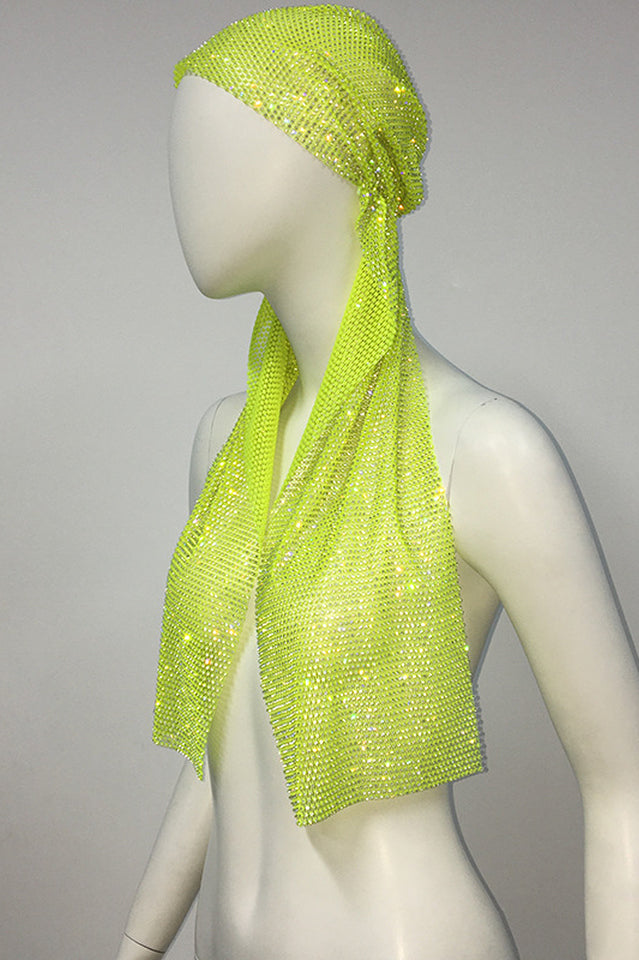 I Lime You Rhinestone Hair Net | Dress In Beauty