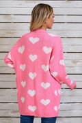 Open Front Heart Cardigan | Dress In Beauty