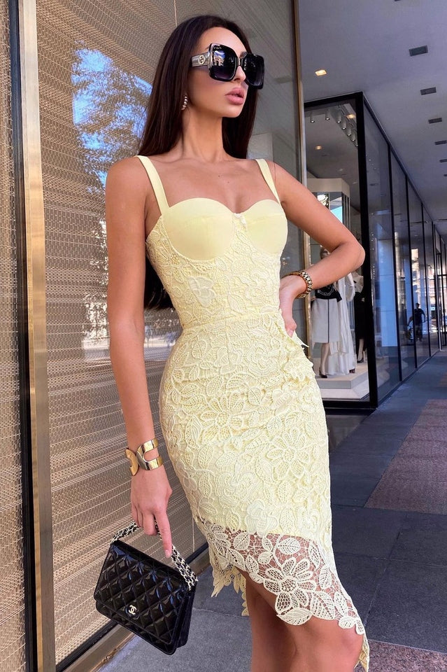 Secret Love Lace Bandage Bustier Dress | Dress In Beauty