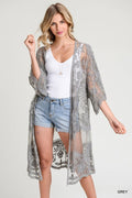 Hollow Out Lace Kimono Cover Up | Dress In Beauty