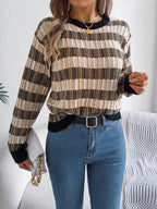 Vintage Lantern Sleeve Knit Sweater - View 10 | WEUXS