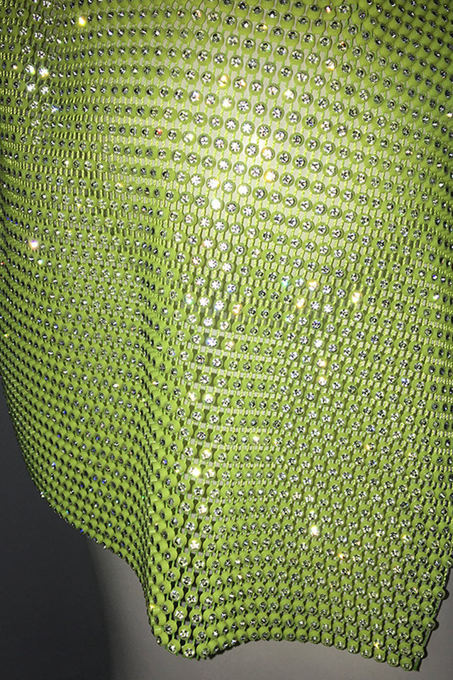 I Lime You Rhinestone Hair Net | Dress In Beauty
