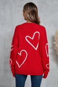Luxe Love Viscose Heart Sweater | Dress In Beauty