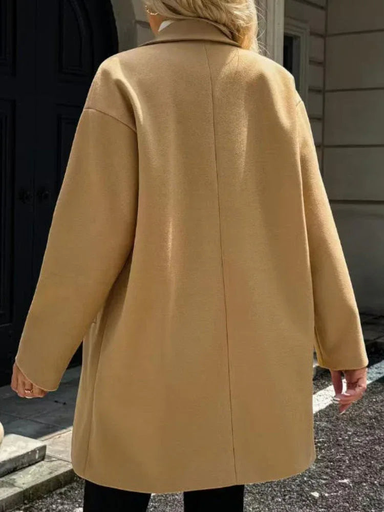 The Clara Classic Double-Breasted Coat - WEUXS