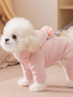 Dog Hooded Jumpsuit Puffer Coat