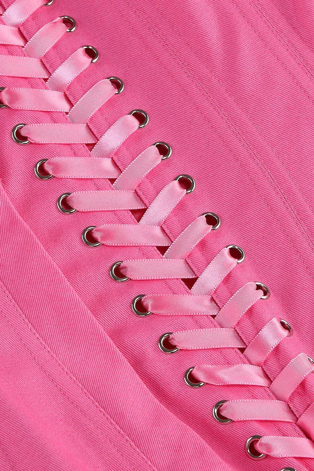 Elegant strapless rosette mini dress - View 28 | WEUXS