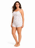 Lace Trimmed Pajama Set
