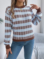 Vintage Lantern Sleeve Knit Sweater - View 6 | WEUXS