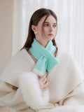 Knit Cross Scarf - View 11 | WEUXS
