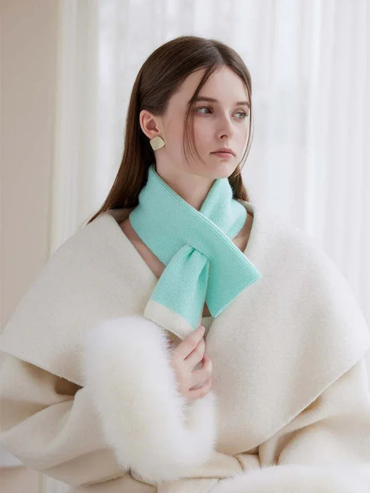 Knit Cross Scarf - View 11 | WEUXS
