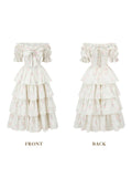 Cotton Corset Dress with Butterfly Bow - View 2 | WEUXS