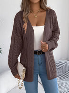 Pointelle knit cardigan - View 12 | WEUXS
