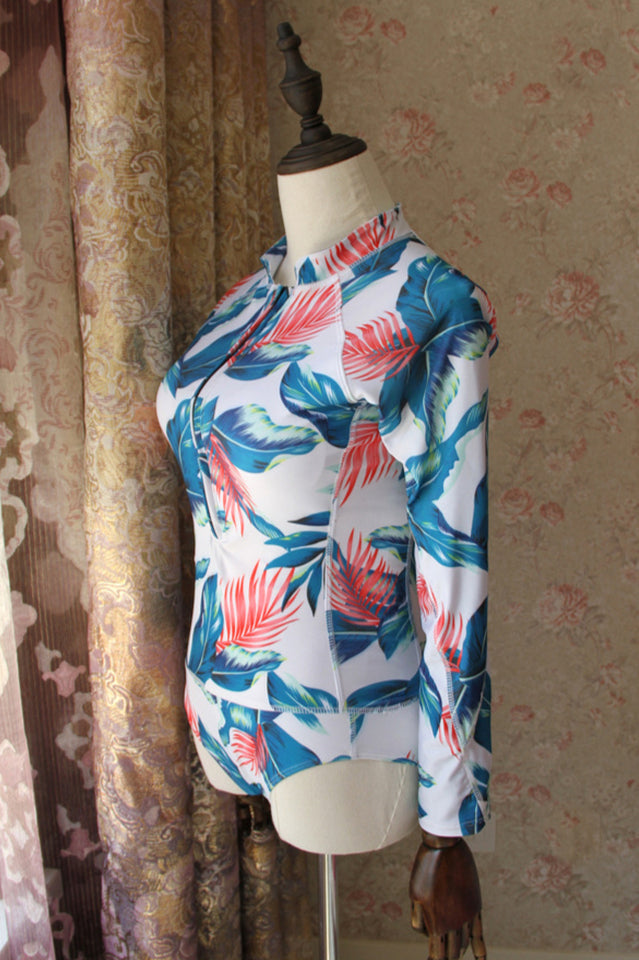 One Piece Surfing Diving Suit With Zipper - Dress In Beauty