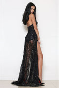 Side Split Sequin Party Maxi Dress - Dress In Beauty