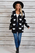 Open Front Heart Cardigan | Dress In Beauty