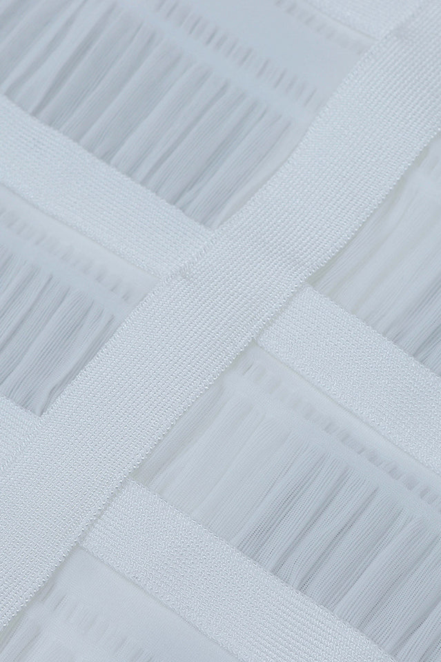 See Through Mesh Tassel Maxi Dress | Dress In Beauty