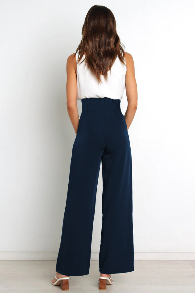All-Matching Belted Wide-Leg Trouser | Dress In Beauty