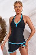 (S-3XL) Tummy Control Swimwear with Skirt | Dress In Beauty