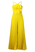 Jessica Flower Applique Pleated Jumpsuit | Dress In Beauty