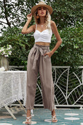 Basic Wide Leg Pants With Belt | Dress In Beauty