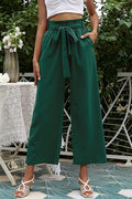 Basic Wide Leg Pants With Belt | Dress In Beauty