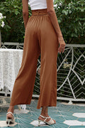 Basic Wide Leg Pants With Belt | Dress In Beauty