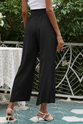 Basic Wide Leg Pants With Belt | Dress In Beauty