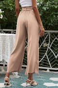 Basic Wide Leg Pants With Belt | Dress In Beauty