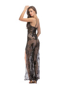 High Slit Backless Boho Cocktail Gown - Dress In Beauty