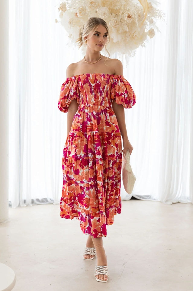 Flossy Midi Dress | Dress In Beauty